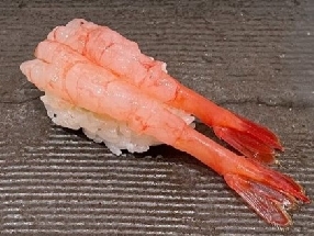 Crevette rose d'Alaska (Ama ebi)