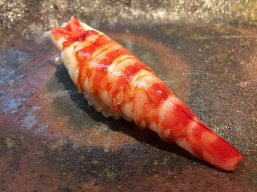 A photo of Kuruma ebi nigiri