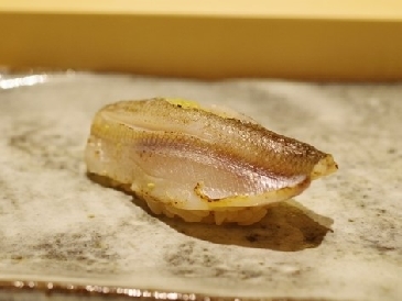 A photo of Shishamo nigiri