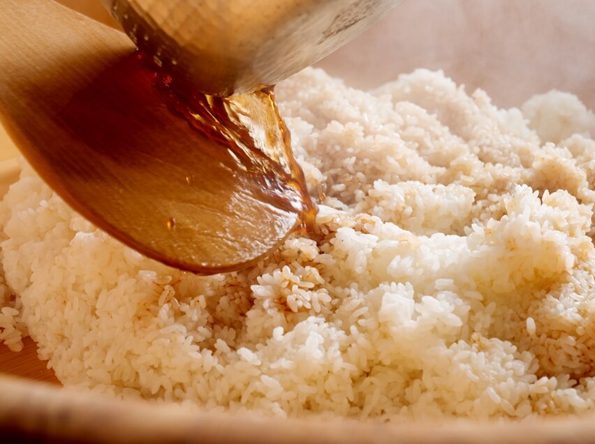 a photo of shari (Sushi rice)