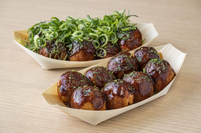 A photo of Takoyaki