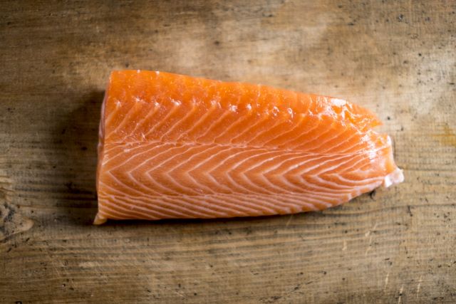 a photo of Trout salmon fillet